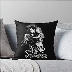 Edward Scissorhands Throw Pillow