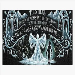 Snow Angel From the Mountain Edward Scissorhands Tribute Jigsaw Puzzle