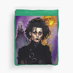 The Temple of Anubis - Edward Scissorhands Duvet Cover