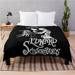 Edward Scissorhands Throw Blanket