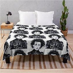 Johnny Depp Edward Scissorhands Throw Blanket becomes

Johnny Depp Edward Scissorhands Throw Blanket