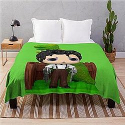 Edward Scissorhands DinoHedge Throw Blanket