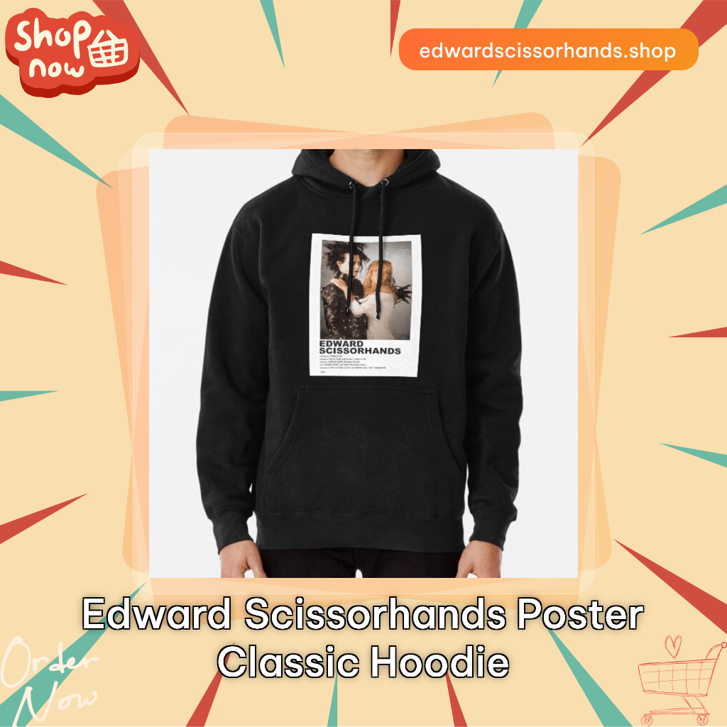 Edward Scissorhands Poster Classic Hoodie