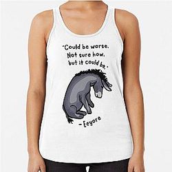 Sad Eeyore Tank Top