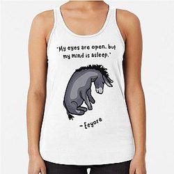 Sad Eeyore Quote Tank Top