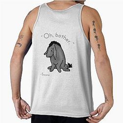 Sad Eeyore Quote Tank
