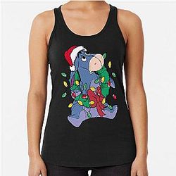 Eeyore Merry Christmas Tank Top