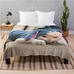 I'm Kitty Eeyore Throw Blanket