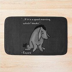 Sad Eeyore Quote Bath Mats