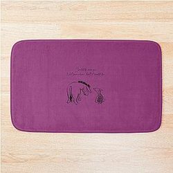 Eeyore and Piglet could be worse bathroom mat