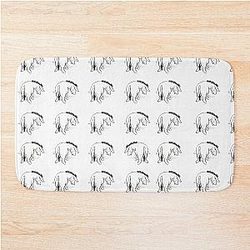 Eeyore Geometric Pattern Bath Mat