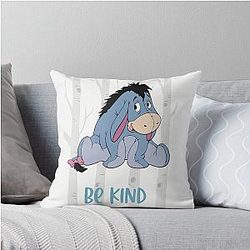Be Kind to Eeyore Throw Pillow