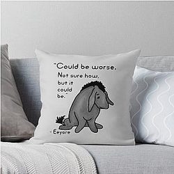 Sad Eeyore Quote Pillow