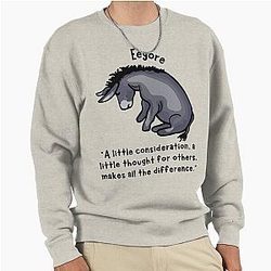 Eeyore Quote Kindness Pullover Sweatshirt