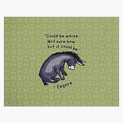 Eeyore Quote Jigsaw Puzzle