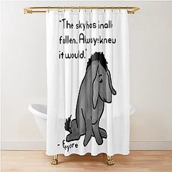 Eeyore Quote Shower Curtain