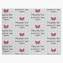 Eeyore Thanks for Noticing Me Quote Jigsaw Puzzle