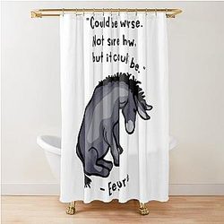 Sad Eeyore Shower Curtain