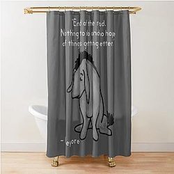 Sad Eeyore Quote Shower Curtain 

to 
Sad Eeyore Shower Curtain