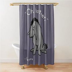 Sad Eeyore Shower Curtain
