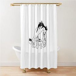 Emo Eeyore Shower Curtain