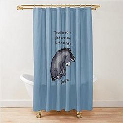 Eeyore Quote Shower Curtain