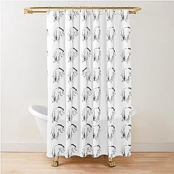 Eeyore Geometric Pattern Shower Curtain