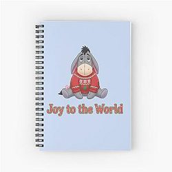 Eeyore Spreads Holiday Joy Spiral Notebook