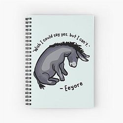 Sad Eeyore Notebook