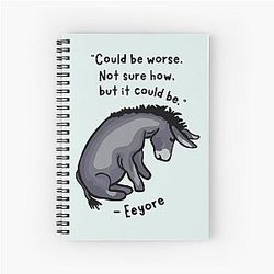 Sad Eeyore Notebook
