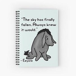 Eeyore Quote Notebook