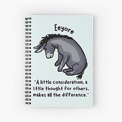 Eeyore Quote Kindness Notebook