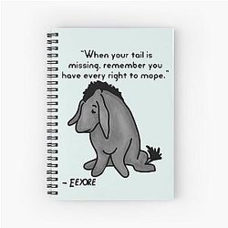 Sad Eeyore Quote Journal