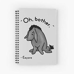 Sad Eeyore Notebook