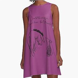 Eeyore and Piglet A-Line Dress
