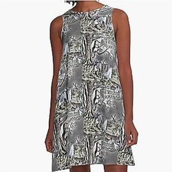 Eeyore Pet Sematary A-Line Dress
