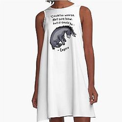 Sad Eeyore A-Line Dress