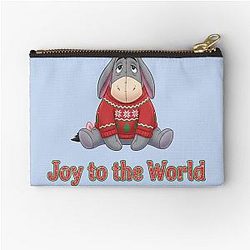 Eeyore Spreads Holiday Joy Zipper Pouch