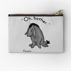 Sad Eeyore Zipper Pouch