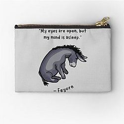 Sad Eeyore Zipper Pouch