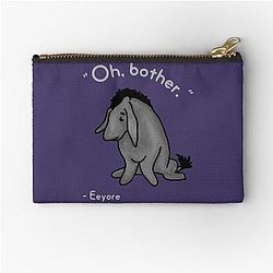 Sad Eeyore Zipper Pouch