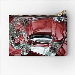 Eeyore in Glass Zipper Pouch