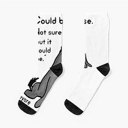Sad Eeyore Socks