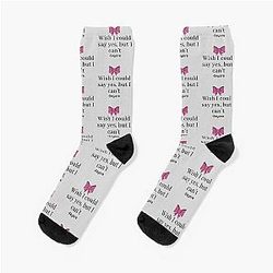 Eeyore Wish I Could Say Yes Socks