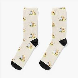 Pooh Bear and Eeyore Baby Nursery Socks