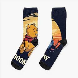Choose Slow with Pooh and Eeyore Socks