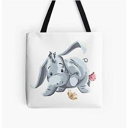 Baby Eeyore Meets a Friend Tote Bag