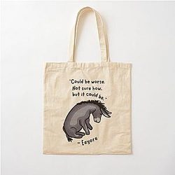 Sad Eeyore Cotton Tote Bag