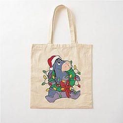 Eeyore Christmas Party Cotton Tote Bag