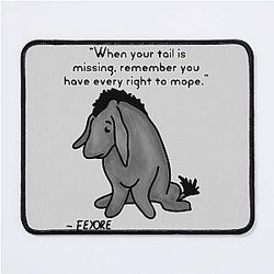 Sad Eeyore Mouse Pad